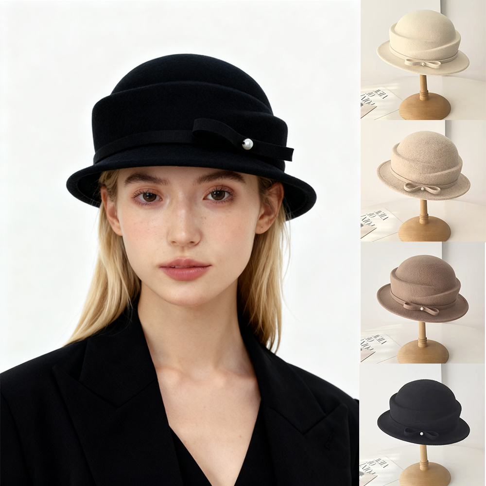 Fedora Hat Wool - New 100% Wool Hat Bell Hat