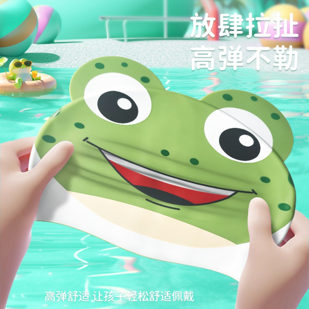 Swimming Cap Kids Ear Protecti - Swim Hat Silicone 评论和价格