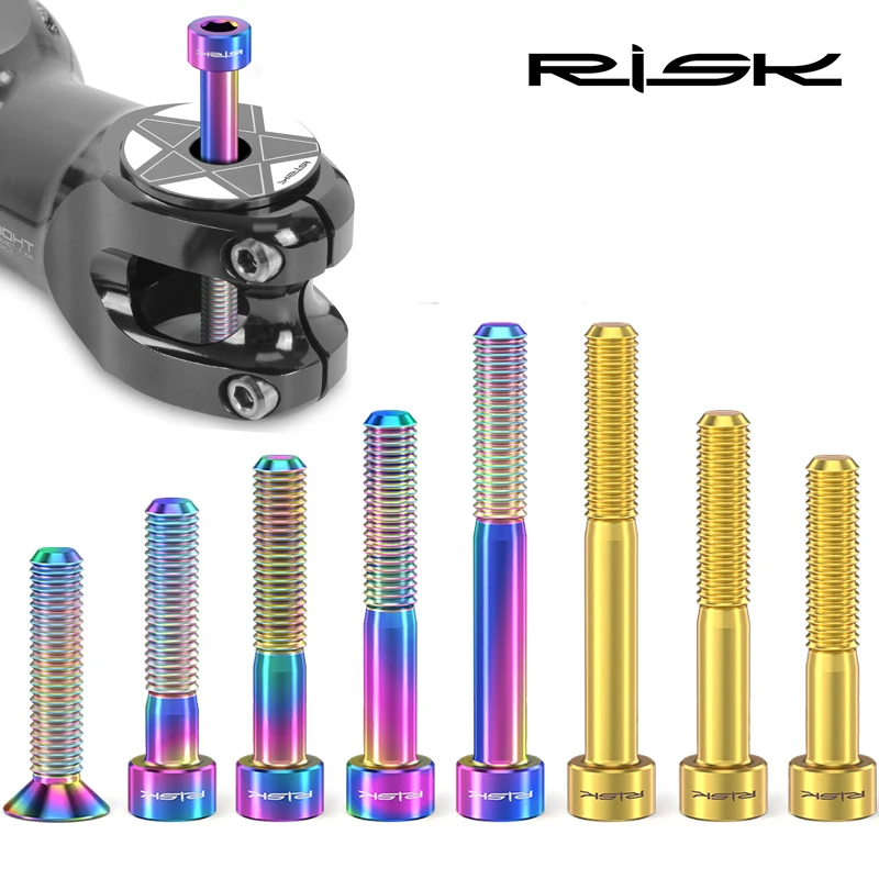 RISK Bike Titanium Bolt Screw  - Snapback Hat Flat 评论和价格