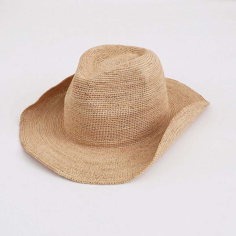 Natural Raffia Straw Hat For W - Cowboy Hat Straw 评论和价格