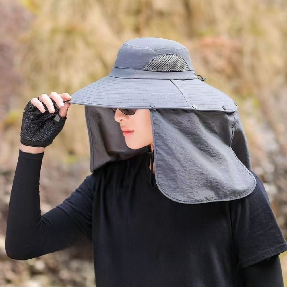 Casual Cloth Men Sun Hat Neck  - Visor Sun Hat 评论和价格