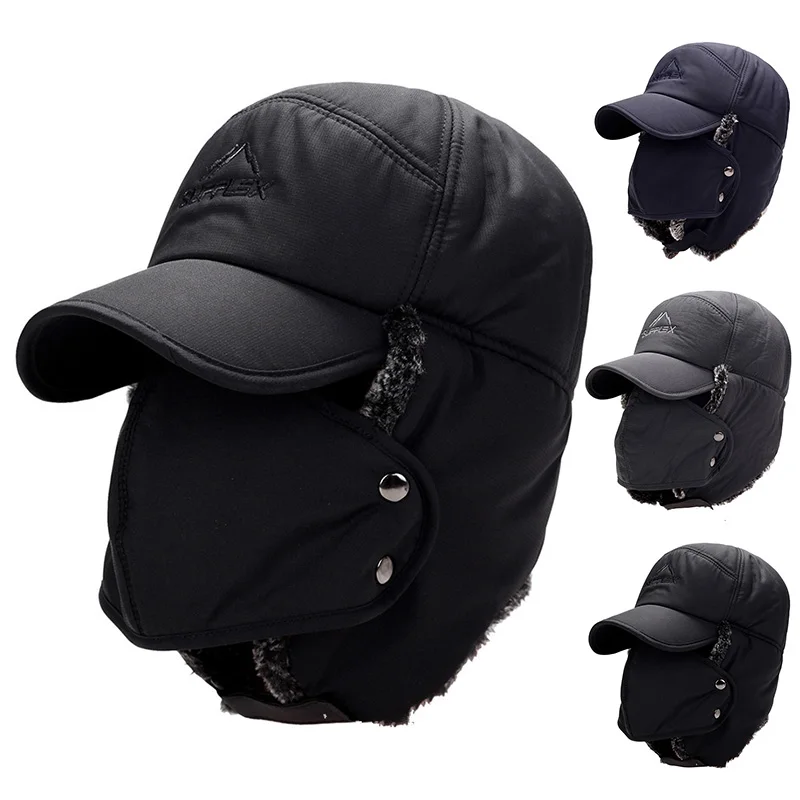 Winter Fur Warm Windproof Hat  - Trapper Hat Ear Flap 评论和价格