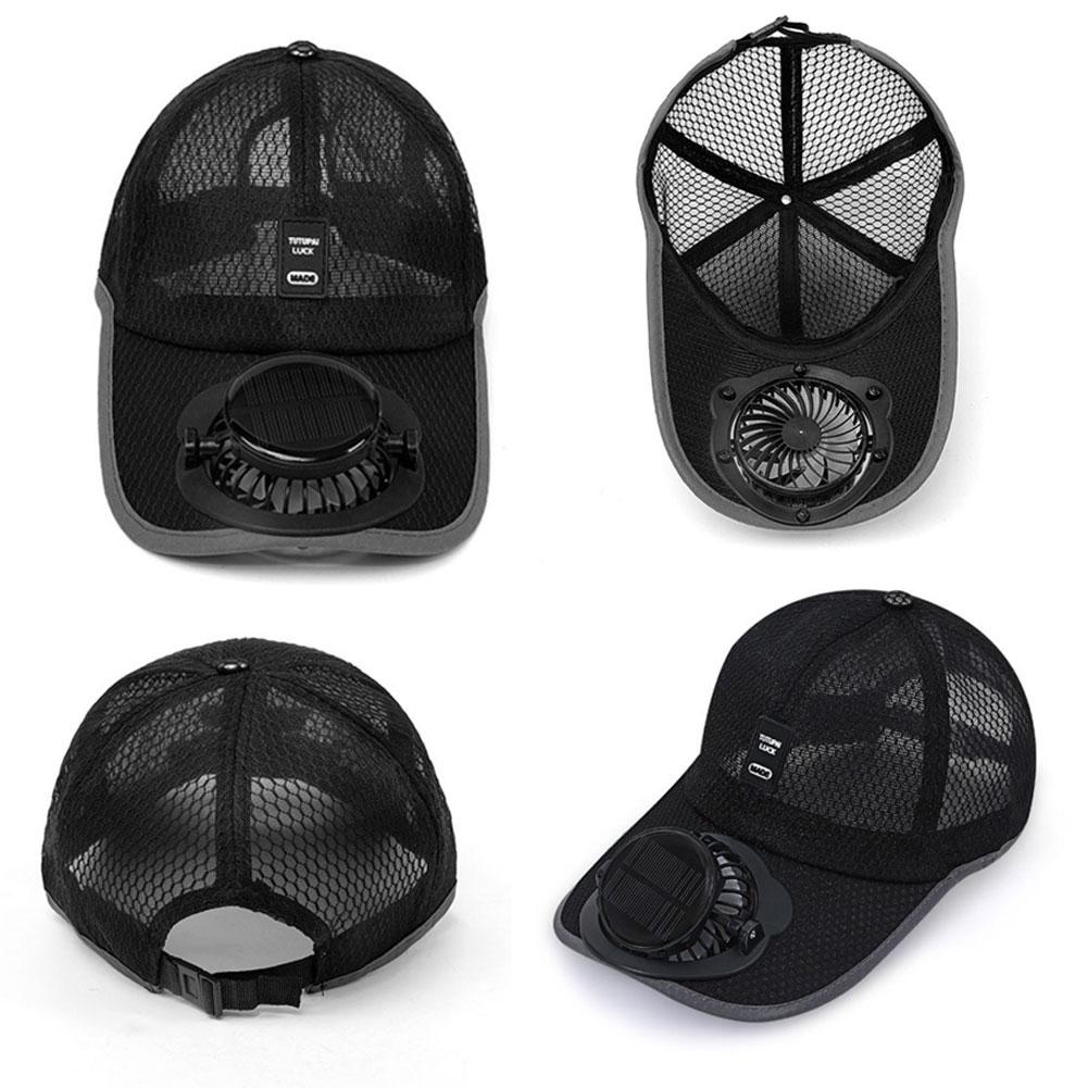 Mesh Baseball Hat With Solar P - Golf Cap Dad 评论和价格