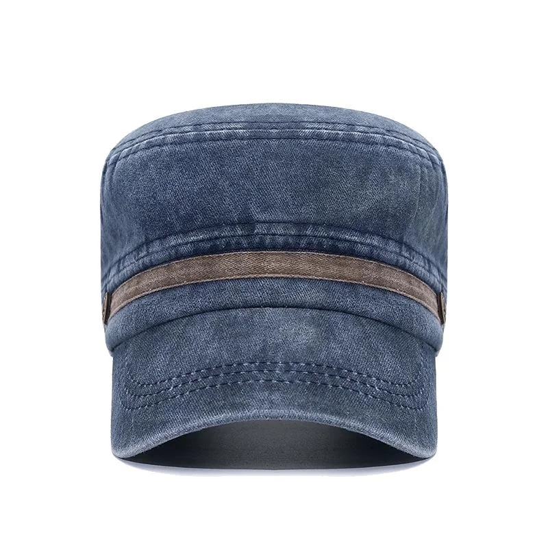 Washed hat, old cotton flat ha - Dad Hat Cotton 评论和价格