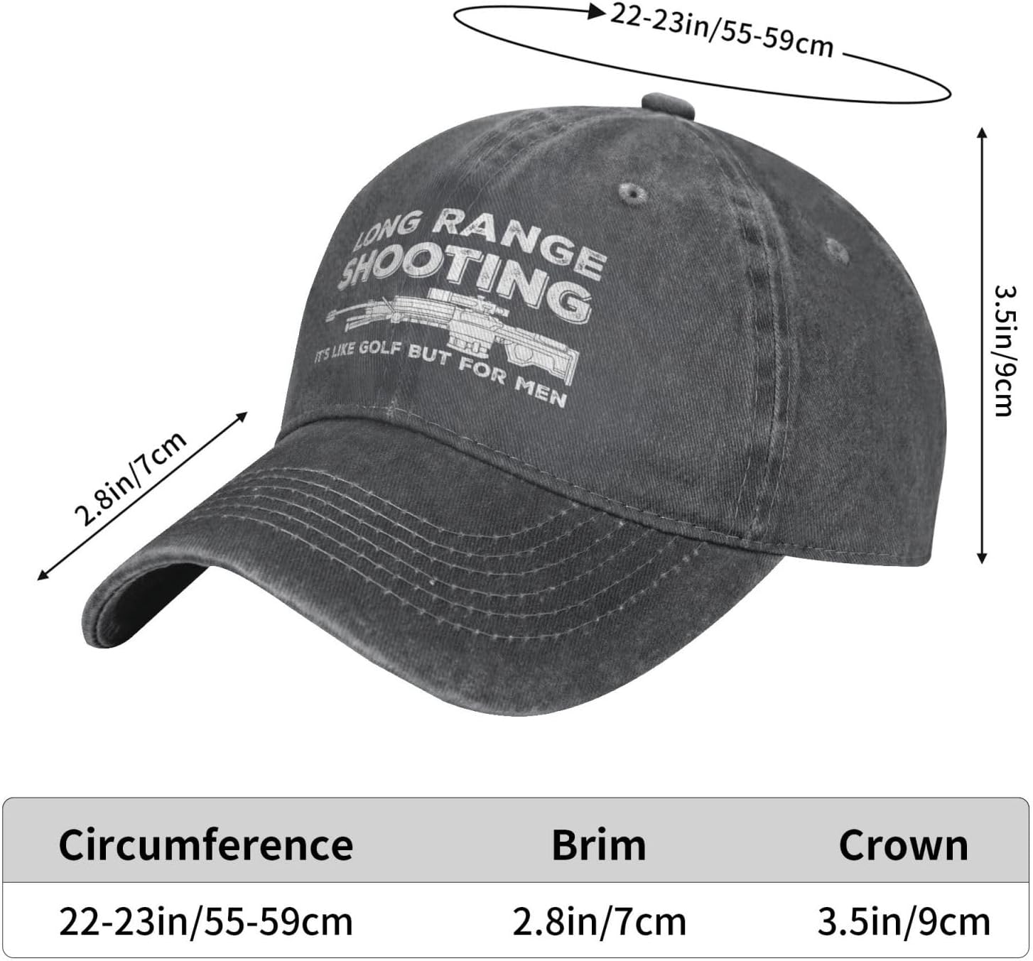 Funny Hat Long Ranges Shooting - Golf Cap Dad 评论和价格