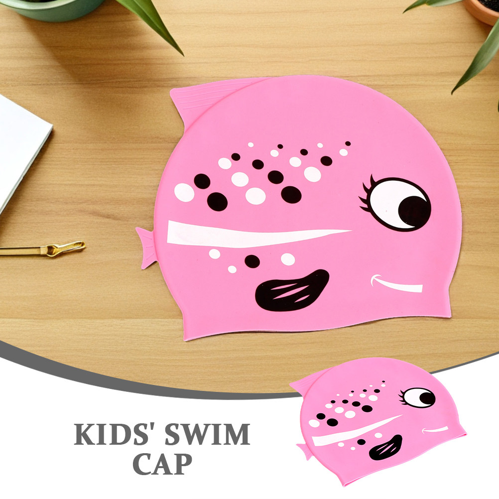 2Pcs Childrens Silicone Swimmi - Swim Hat Silicone 评论和价格