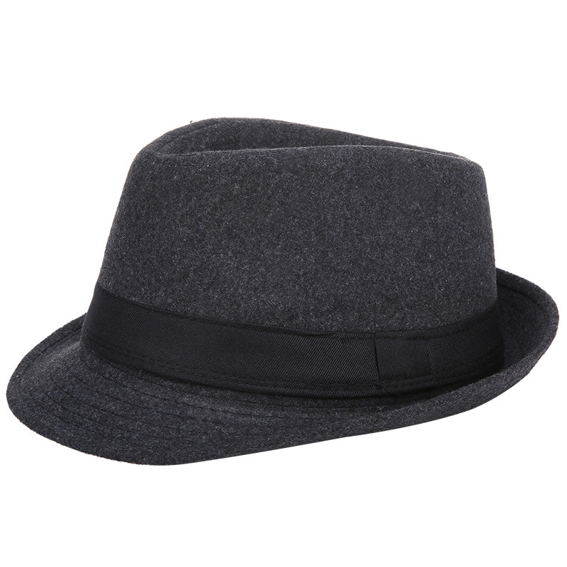 Autumn Winter Warm Wool Small  - Fedora Hat Wool 评论和价格