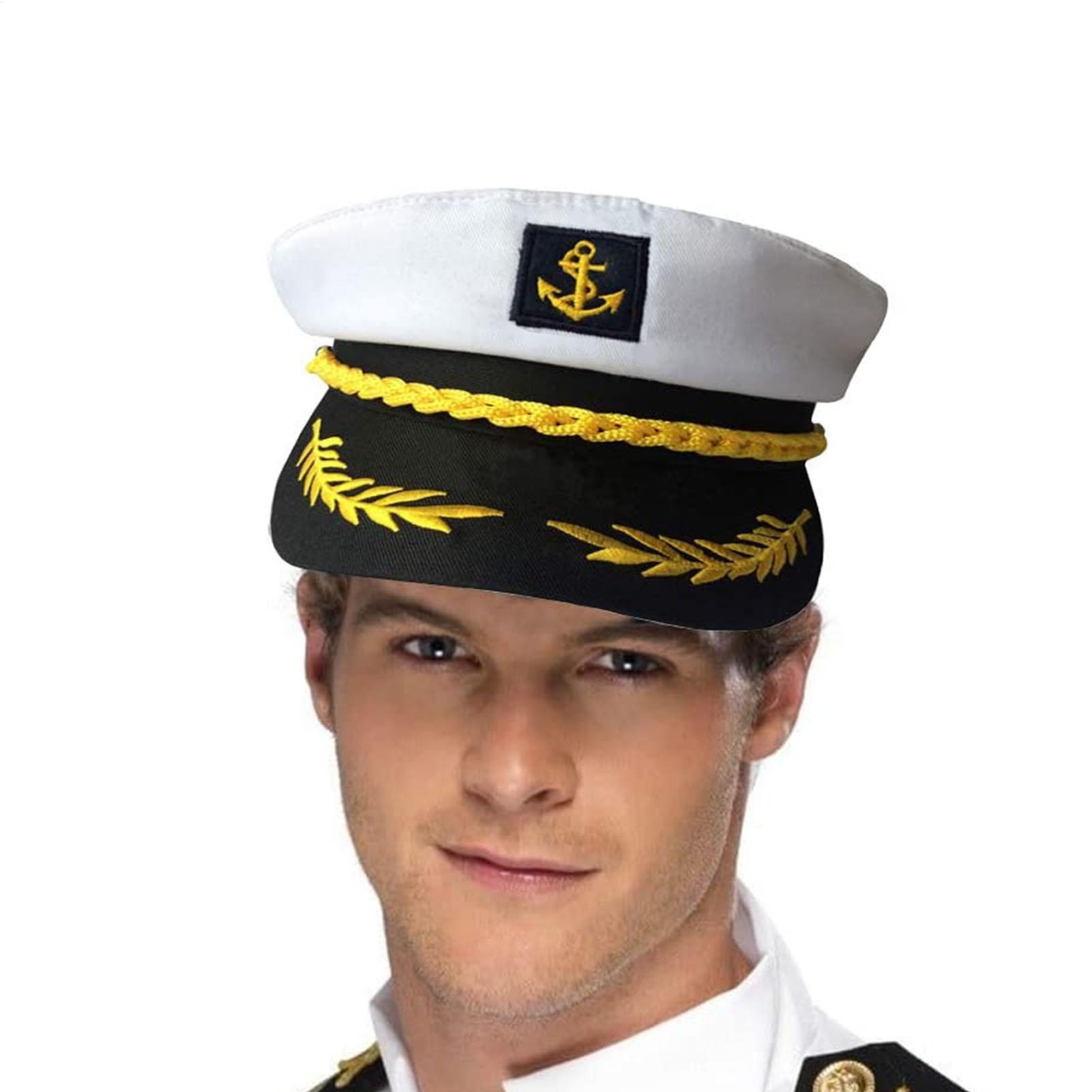 1pc Adult Yacht-Sailor Captain - Snapback Hat Flat 评论和价格