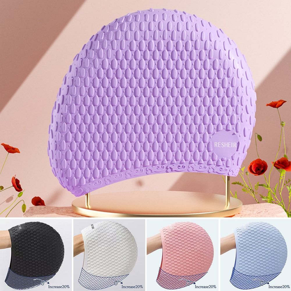 Elastic Summer Swimming Cap Wa - Swim Hat Silicone 评论和价格