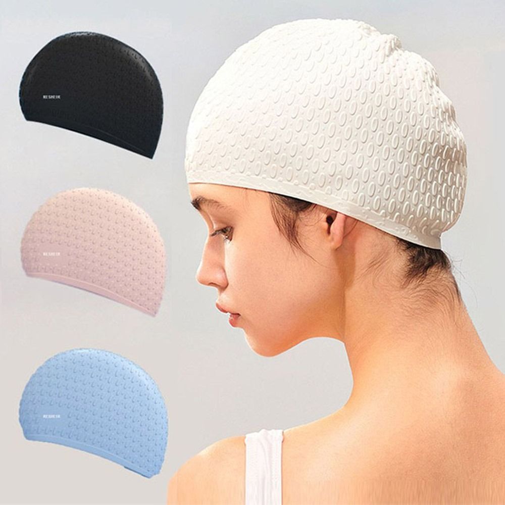 Elastic Summer Swimming Cap Wa - Swim Hat Silicone 评论和价格