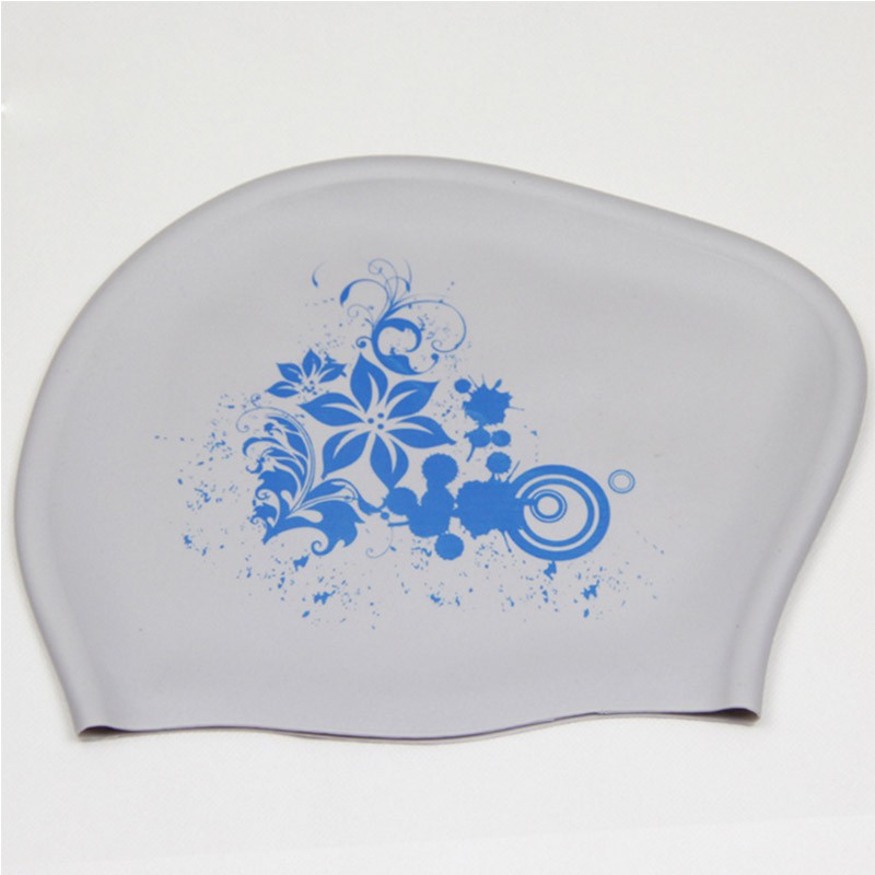 Silicone Swimming Cap for Long - Swim Hat Silicone 评论和价格