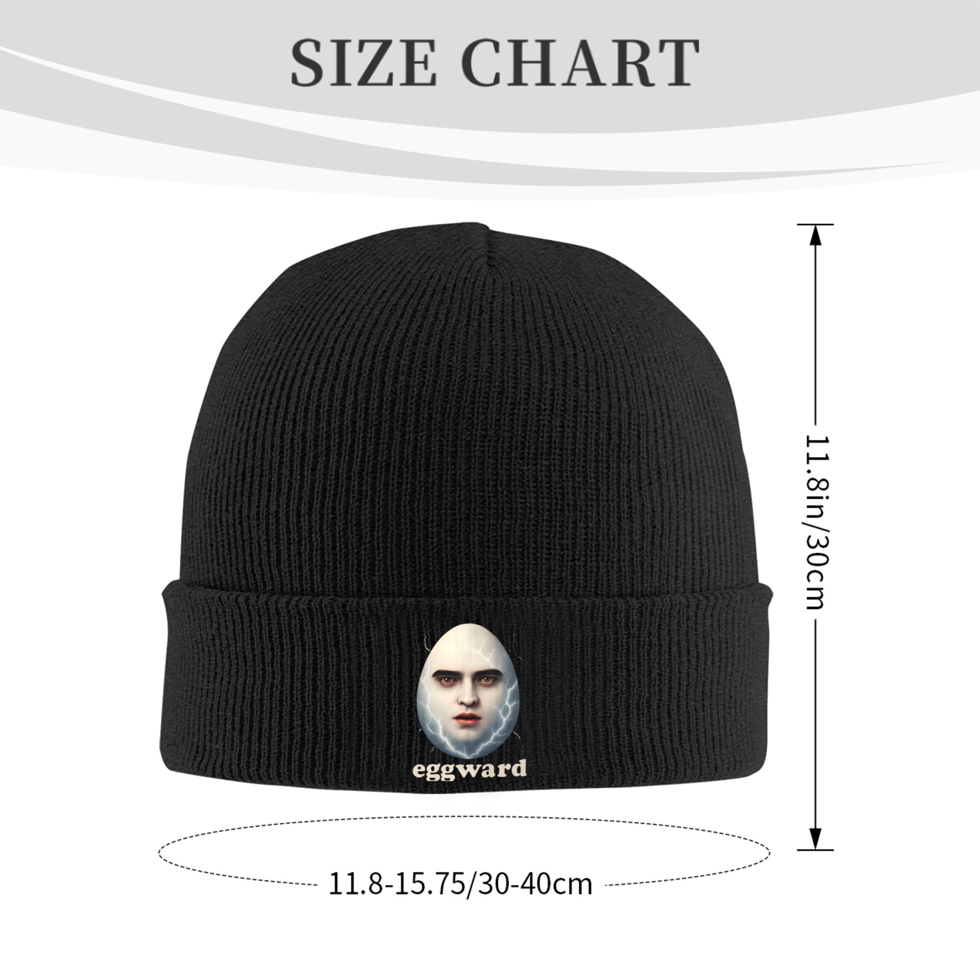 Eggward Silly Meme Parody Egg  - Beanie Cuffed Knit 评论和价格