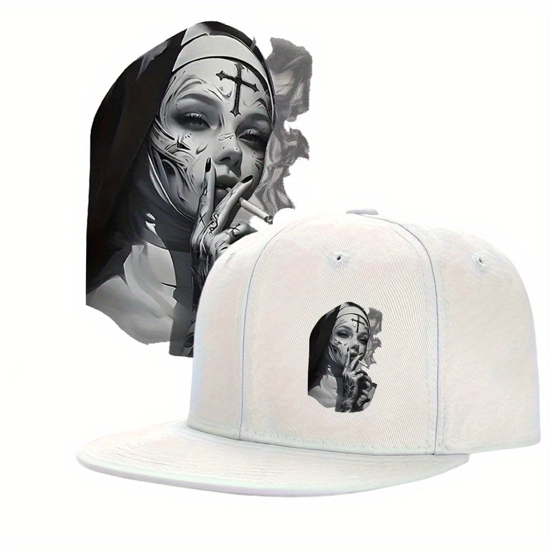 Fashion Flat Brim Baseball Cap - Snapback Hat Flat 评论和价格