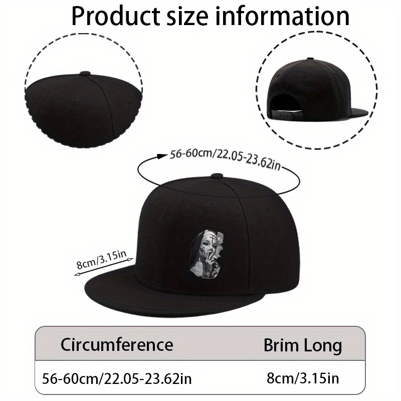 Fashion Flat Brim Baseball Cap - Snapback Hat Flat 评论和价格