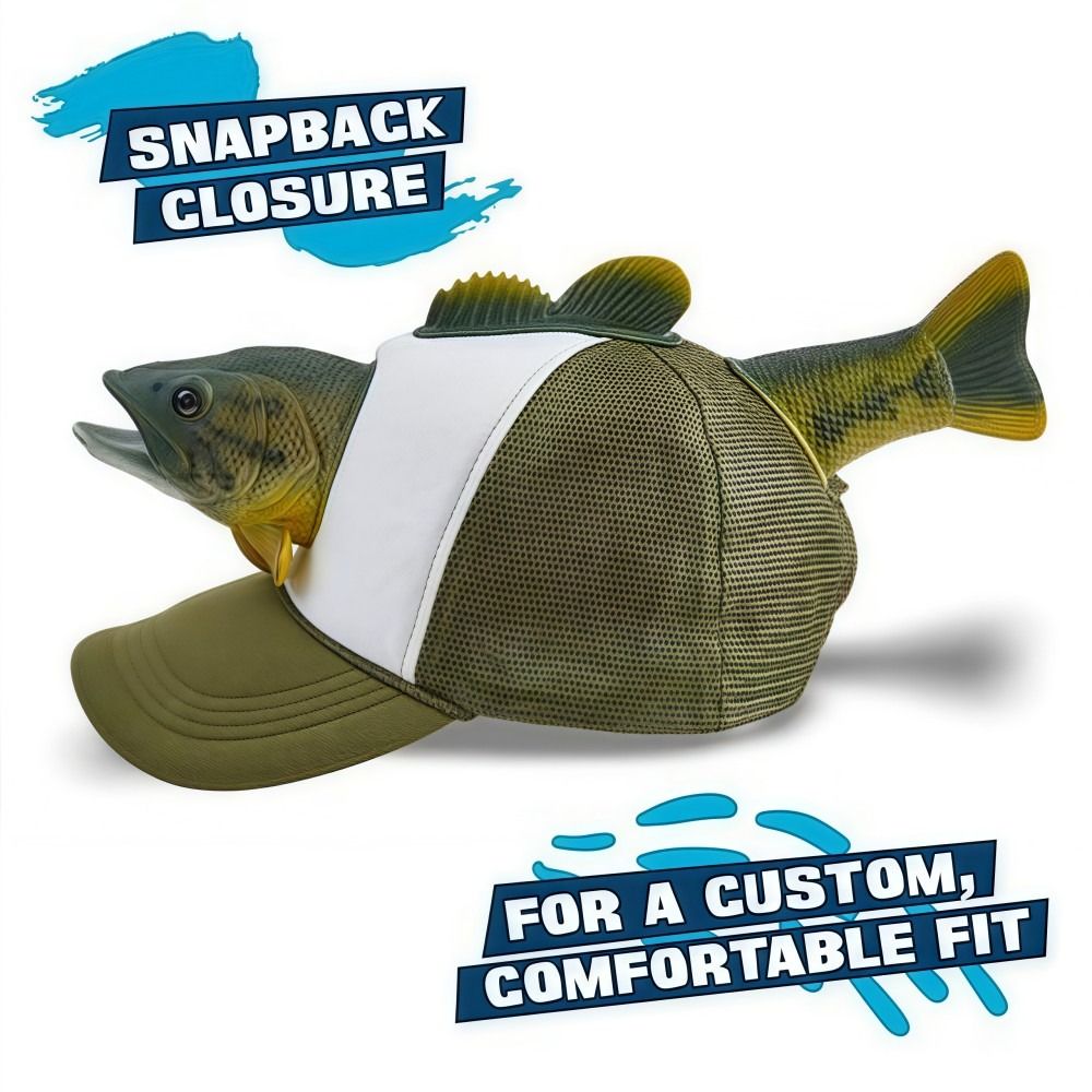 Funny 3D Fish Animal Trucker H - Trucker Cap Mesh 评论和价格