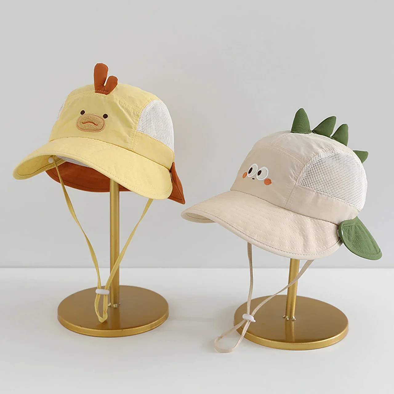 Baby Cartoon Bear Rabbit Ear S - Visor Sun Hat 评论和价格