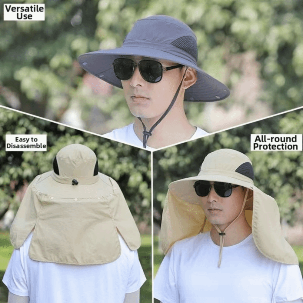 Fashion Cloth Men Sun Hat Big  - Visor Sun Hat 评论和价格