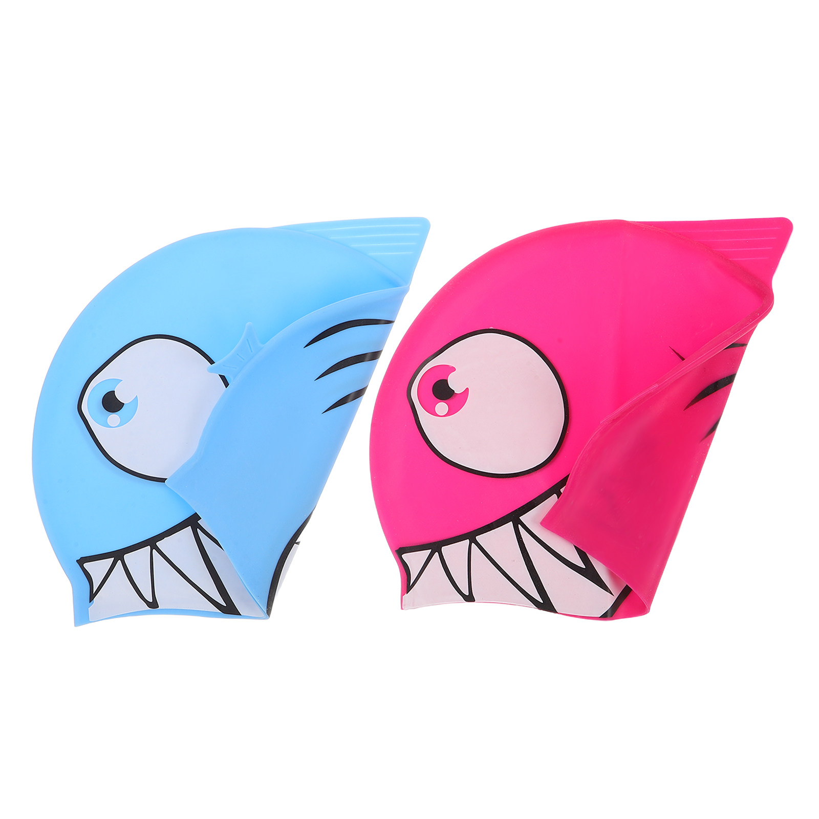 2Pcs Children Silicone Swim Ca - Swim Hat Silicone 评论和价格