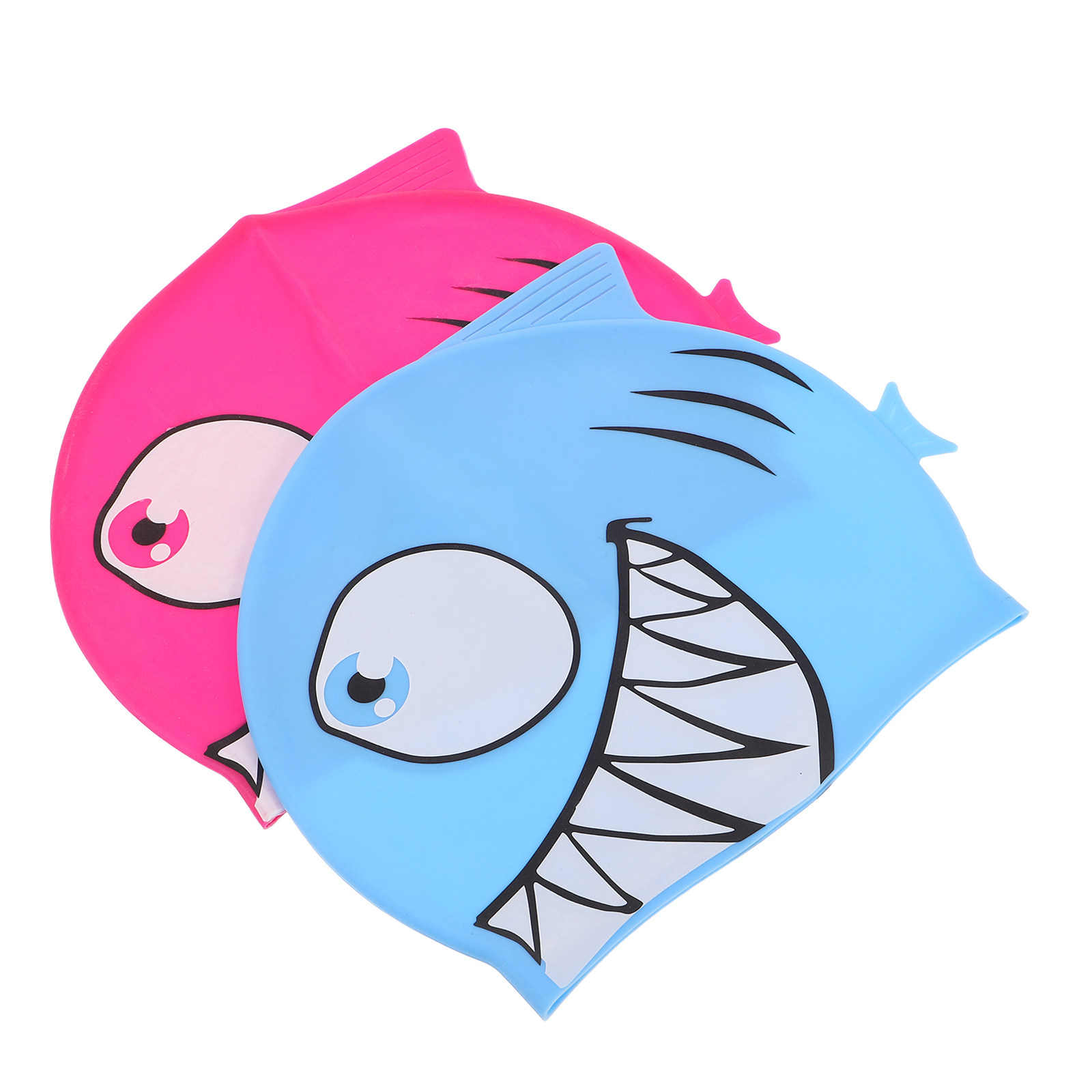 2Pcs Children Silicone Swim Ca - Swim Hat Silicone 评论和价格