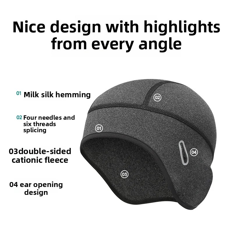 Winter Cycling Warm Cap MTB He - Skull Cap Helmet Liner 评论和价格