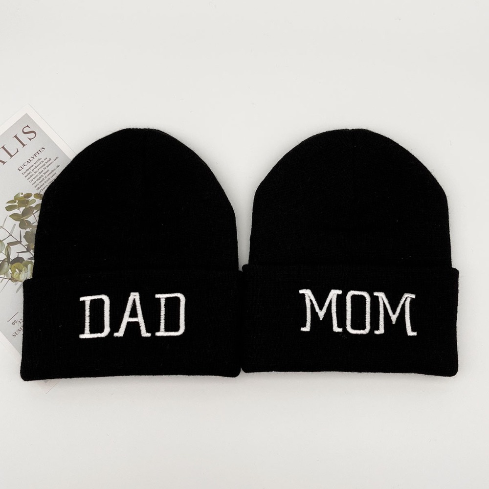 Minimal Parent Matching MOM DA - Beanie Cuffed Knit 评论和价格
