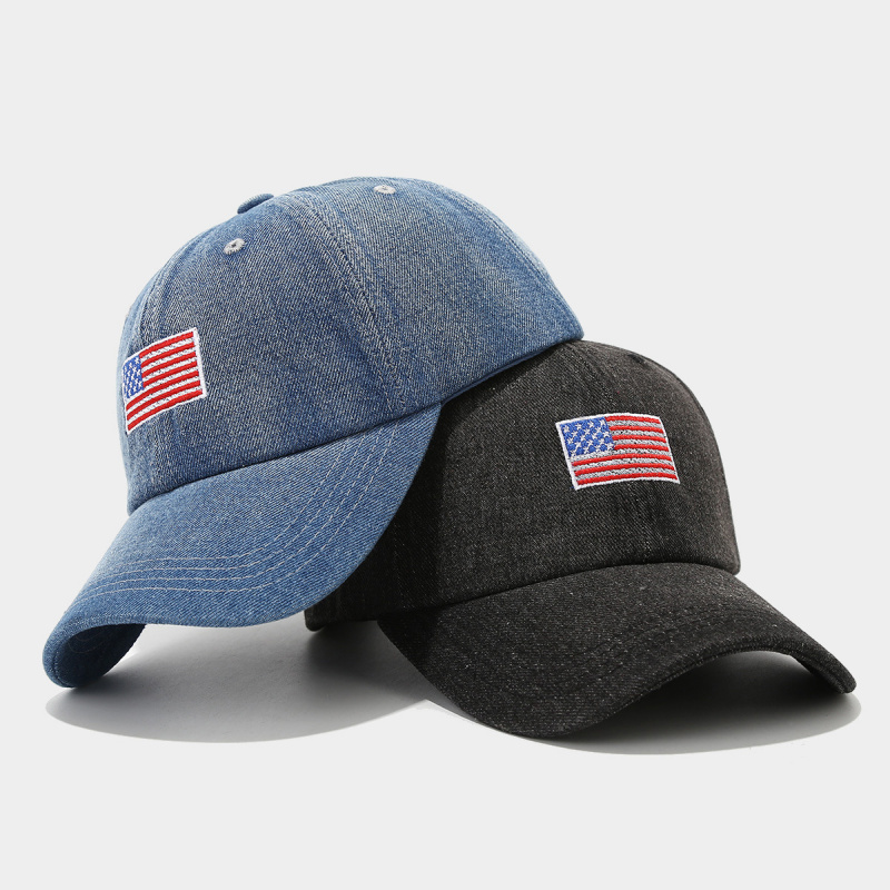 Vintage Washed Denim Baseball  - Dad Hat Cotton 评论和价格