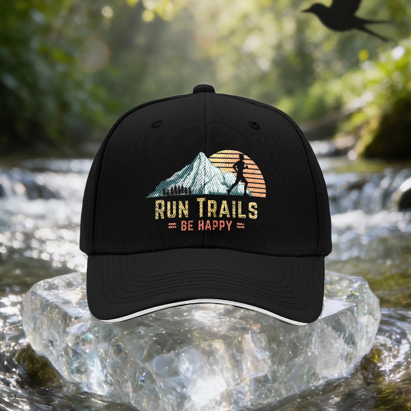 Mountain Sunset Running Text S - Running Cap Lightweight 评论和价格