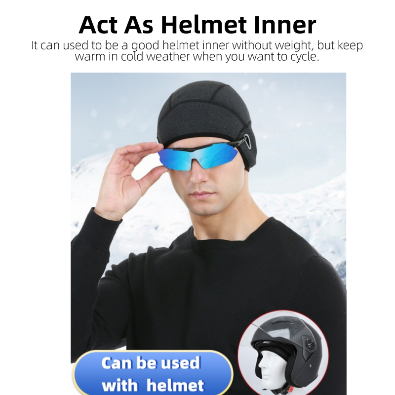 Winter Cycling Warm Cap MTB He - Skull Cap Helmet Liner 评论和价格