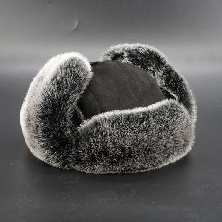 Men's Winter Imitation Fur Tra - Trapper Hat Ear Flap 评论和价格