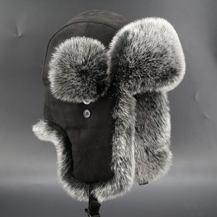 Men's Winter Imitation Fur Tra - Trapper Hat Ear Flap 评论和价格