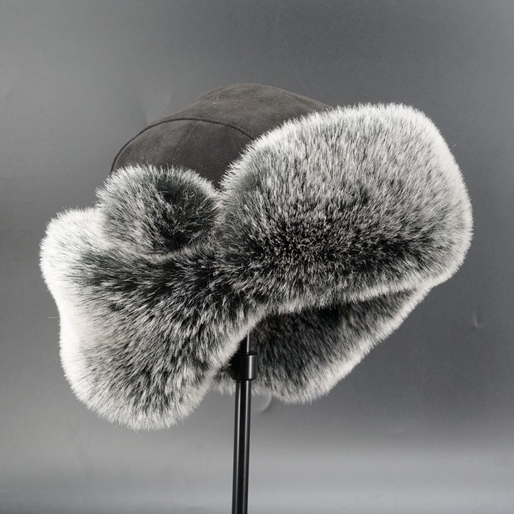 Men's Winter Imitation Fur Tra - Trapper Hat Ear Flap 评论和价格