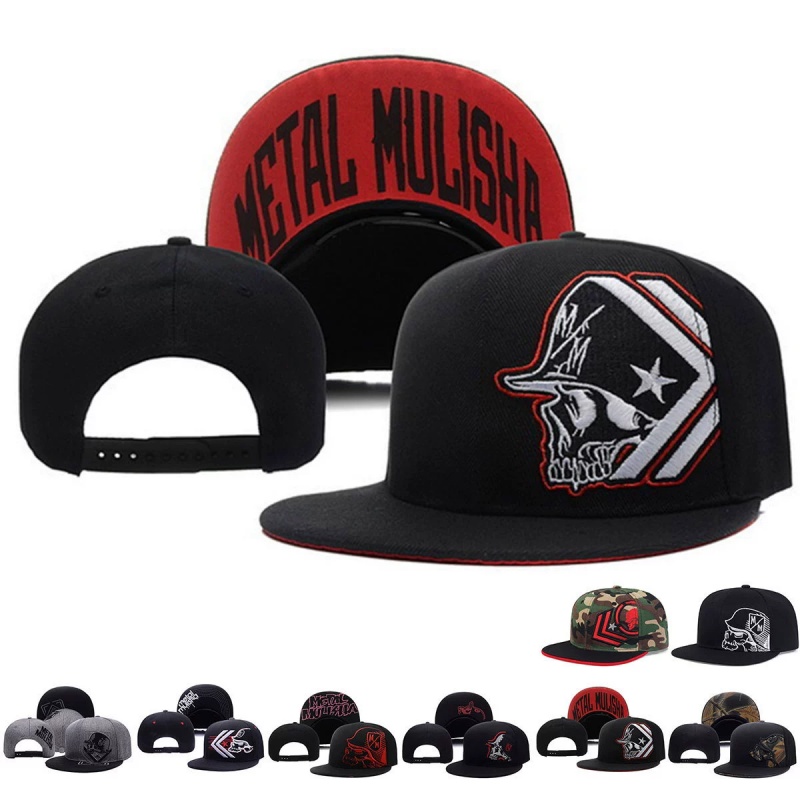 Unisex Skeleton Embroidery Bas - Snapback Hat Flat 评论和价格