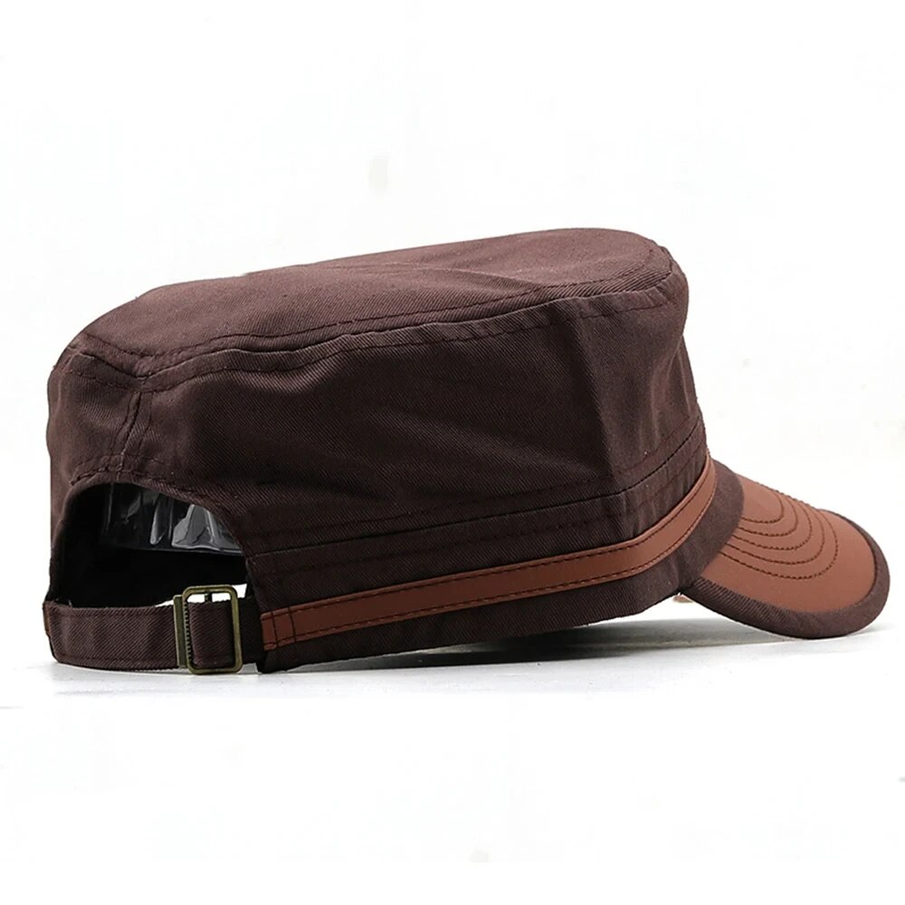 Casual Cadet Hat Man Flat Top  - Dad Hat Cotton 评论和价格