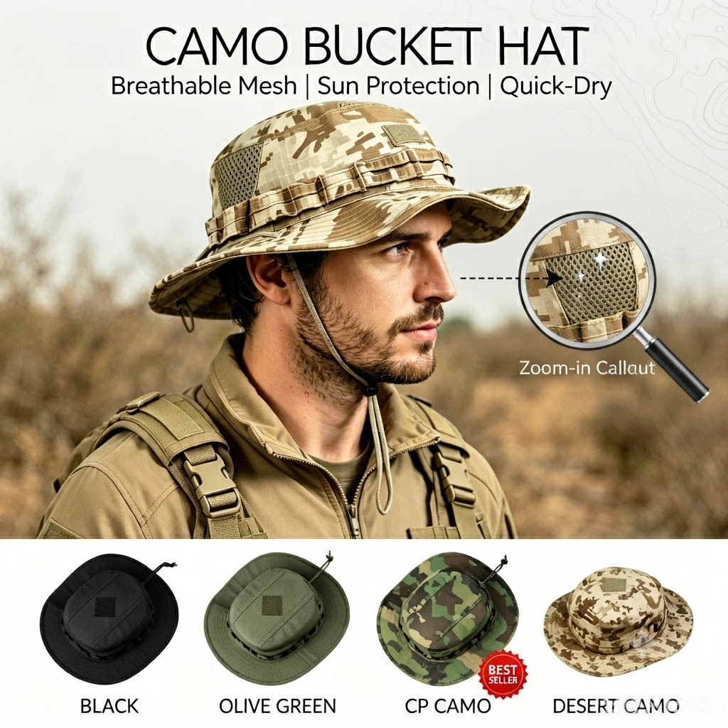 Tactical Boonie Hat for Men Su - Boonie Hat Tactical 评论和价格