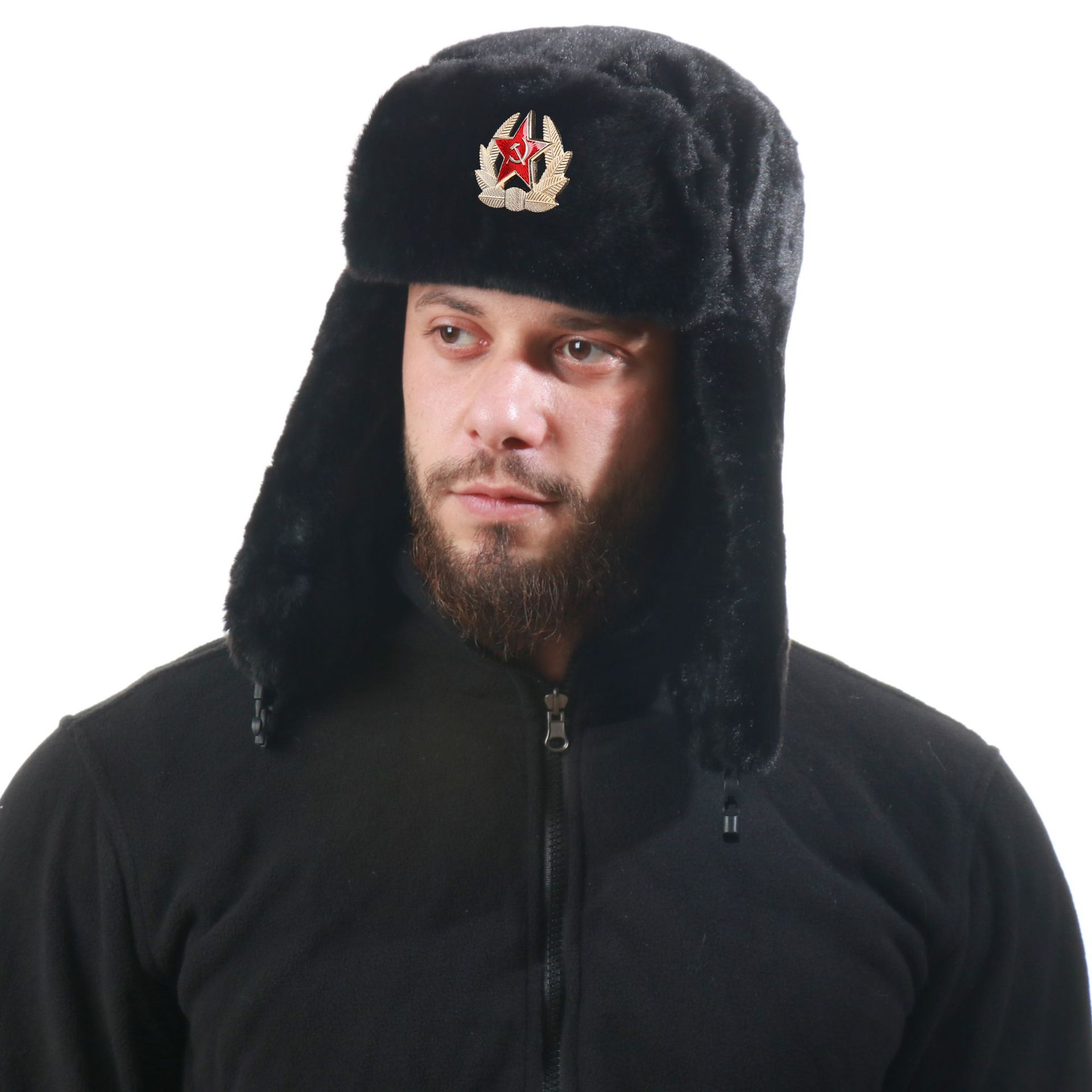SupSindy Soviet Badge Ushanka  - Winter Trapper Hat 评论和价格
