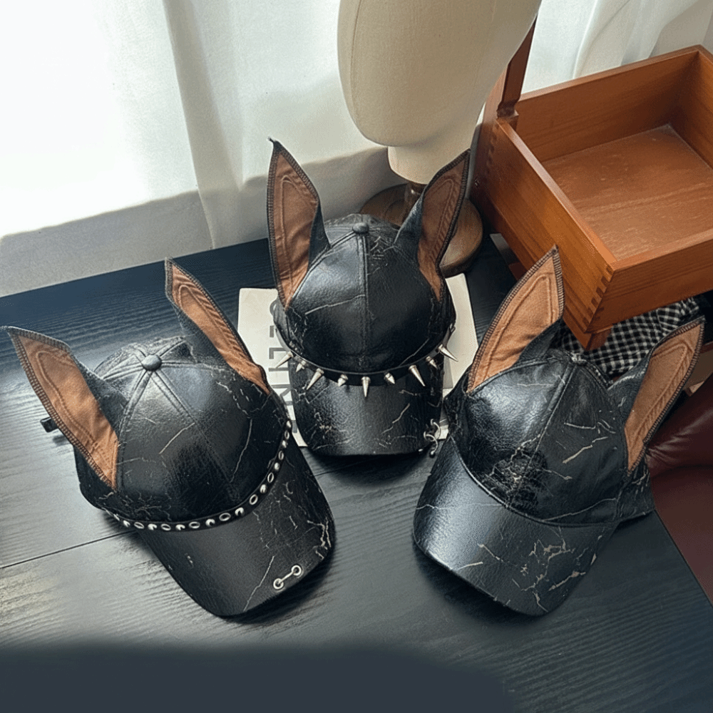 Fashion Punk Doberman Dog Ears - Baseball Cap Structured 评论和价格