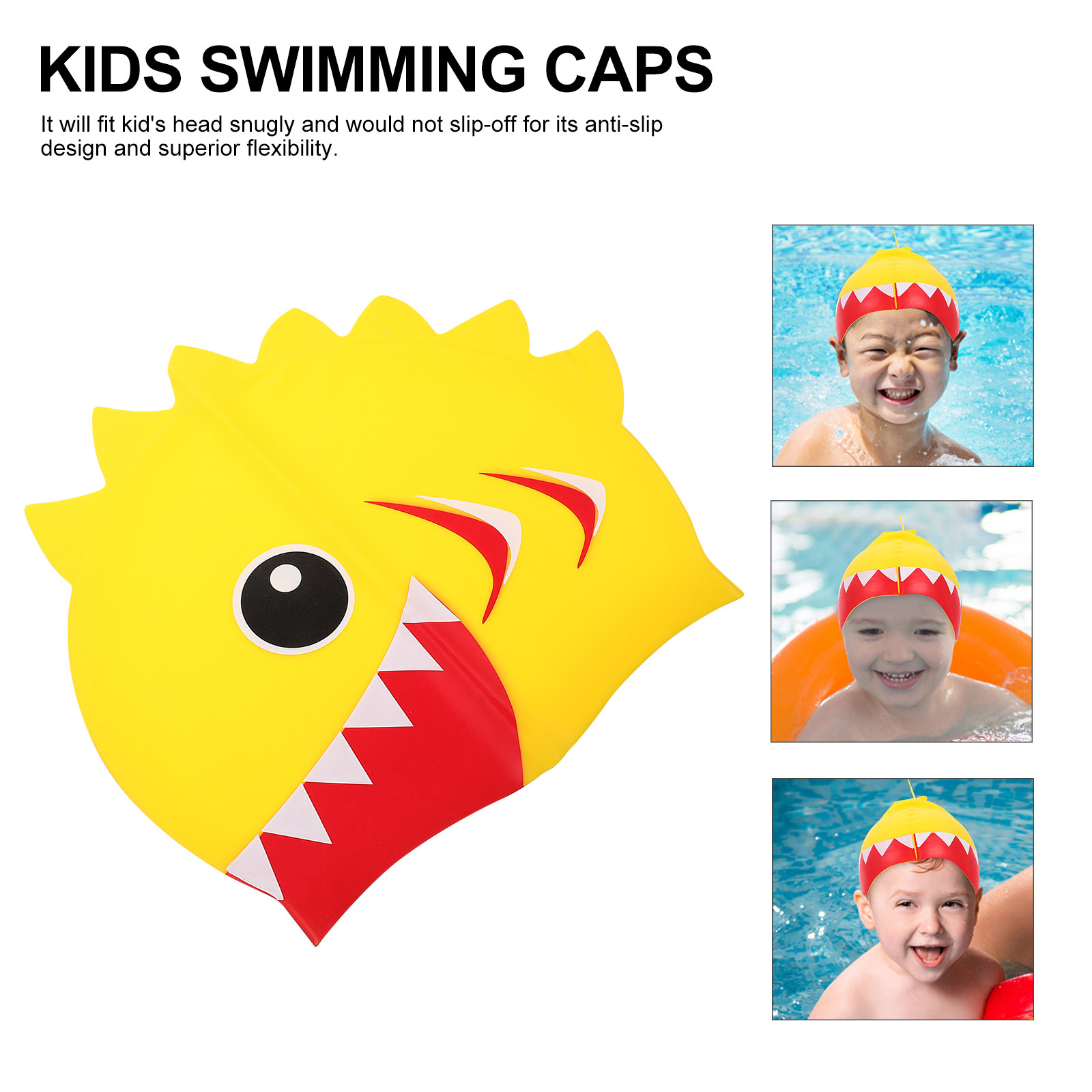 Kids Silicone Swim Caps Waterp - Swim Hat Silicone 评论和价格