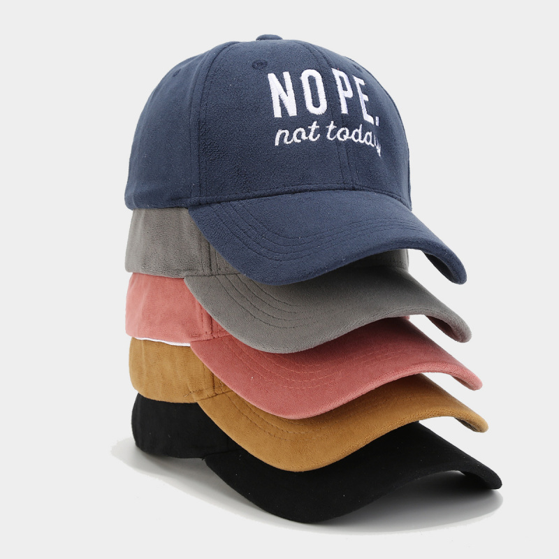 Nope Not Today Embroidered Sof - Dad Hat Cotton 评论和价格