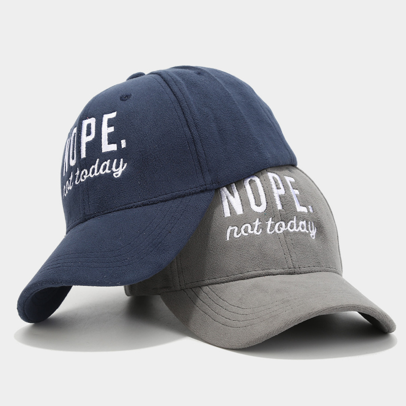 Nope Not Today Embroidered Sof - Dad Hat Cotton 评论和价格