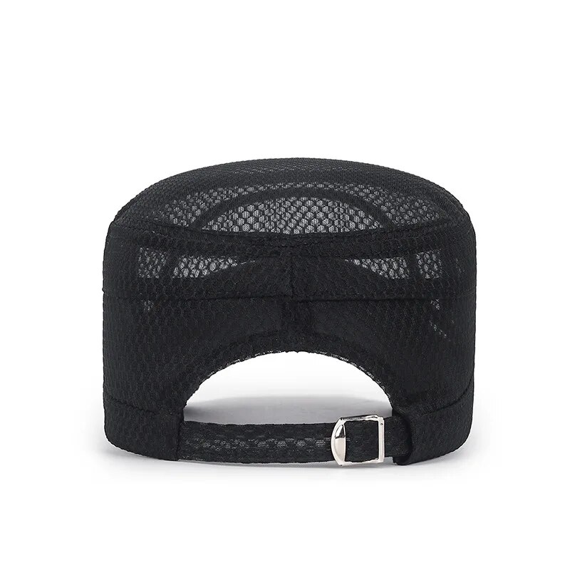 New Iron Label Full Net Breath - Snapback Hat Flat 评论和价格