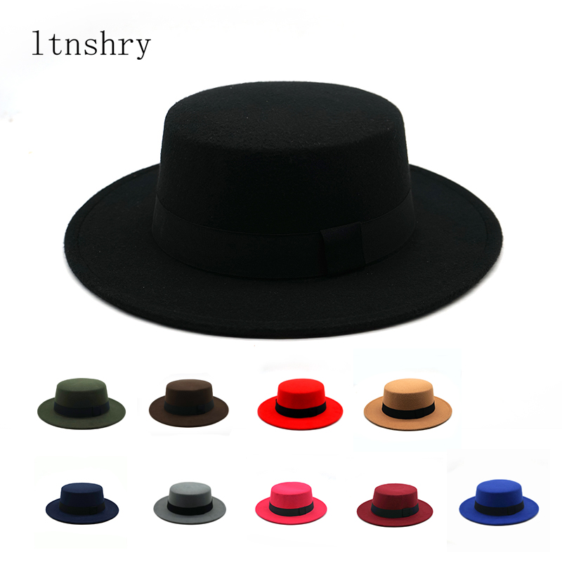 Winter Autumn Imitation Woolen - Fedora Hat Wool 评论和价格