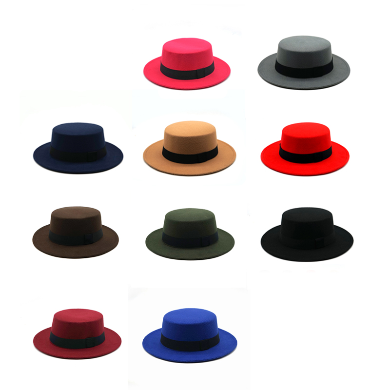 Winter Autumn Imitation Woolen - Fedora Hat Wool 评论和价格