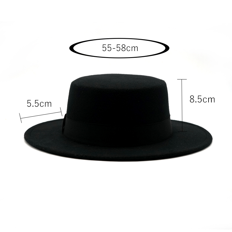 Winter Autumn Imitation Woolen - Fedora Hat Wool 评论和价格