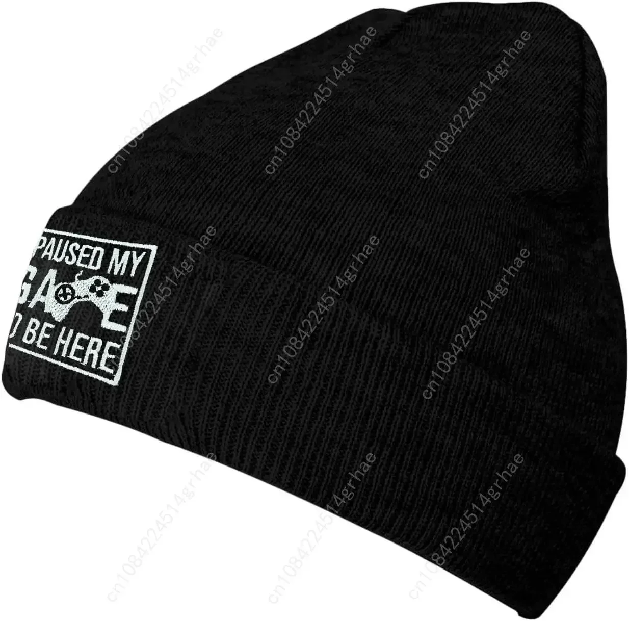 Fish Embroidery Beanie Hat Win - Beanie Cuffed Knit 评论和价格