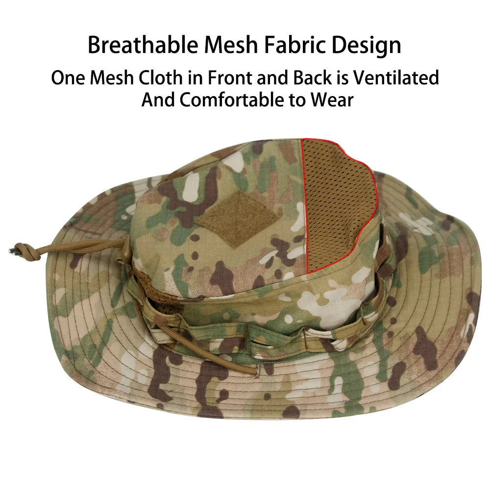 Tactical Camo Boonie Hat UPF 5 - Boonie Hat Tactical 评论和价格