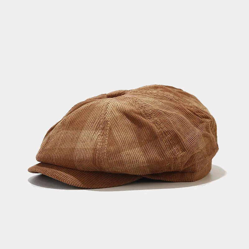 Corduroy Men Women Youth Boy G - Newsboy Cap Ivy 评论和价格