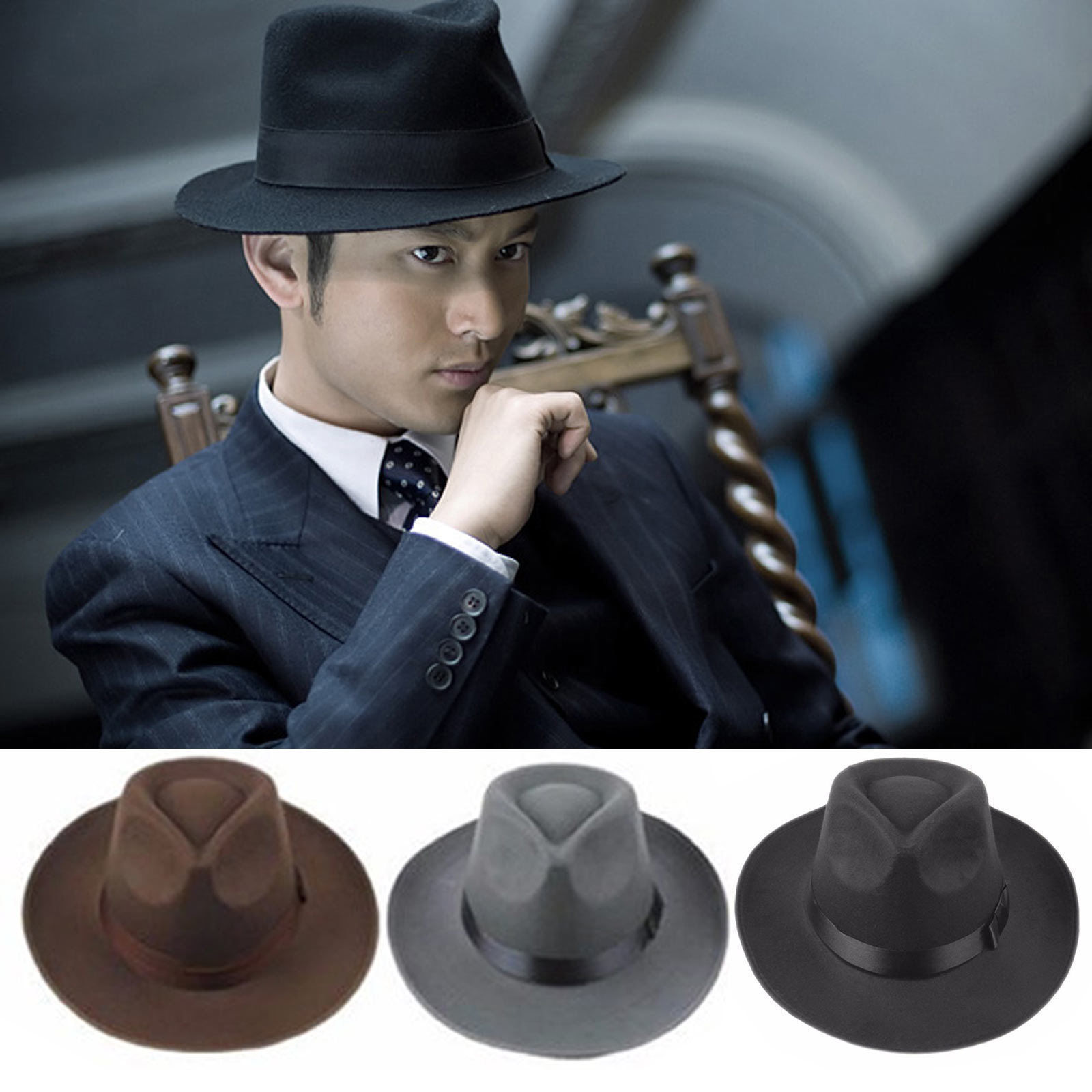 Newest Arrival Unisex Adult Fe - Fedora Hat Wool 评论和价格