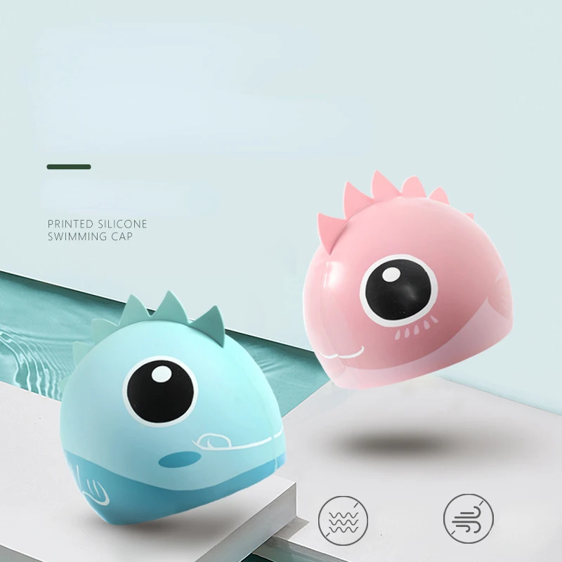 Cartoon Cute Fish Shark Silico - Swim Hat Silicone 评论和价格
