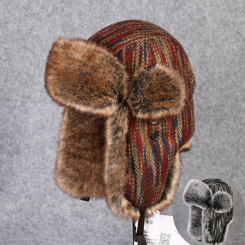 B-8433 Man Bomber Hat Rex Rabb - Winter Trapper Hat 评论和价格