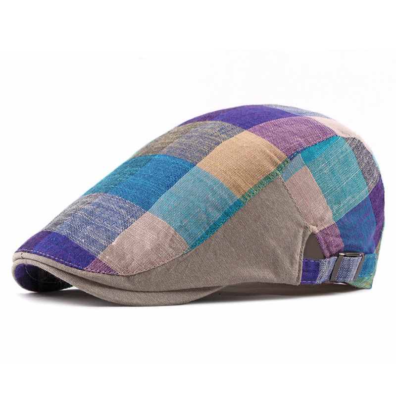 Unisex Cotton Plaid Newsboy Be - Newsboy Cap Ivy 评论和价格